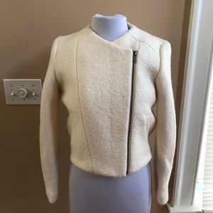 Banana Republic chunky cropped blazer 8P